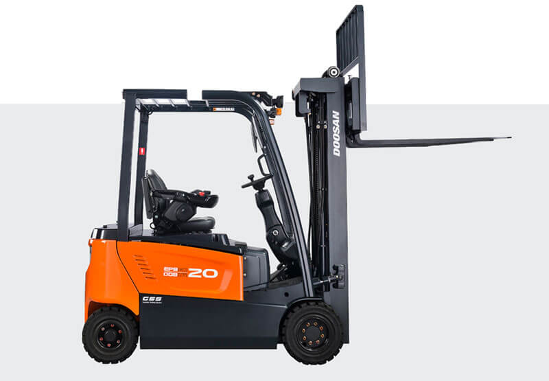 Forklift operator safely handling a commercial load in Luton